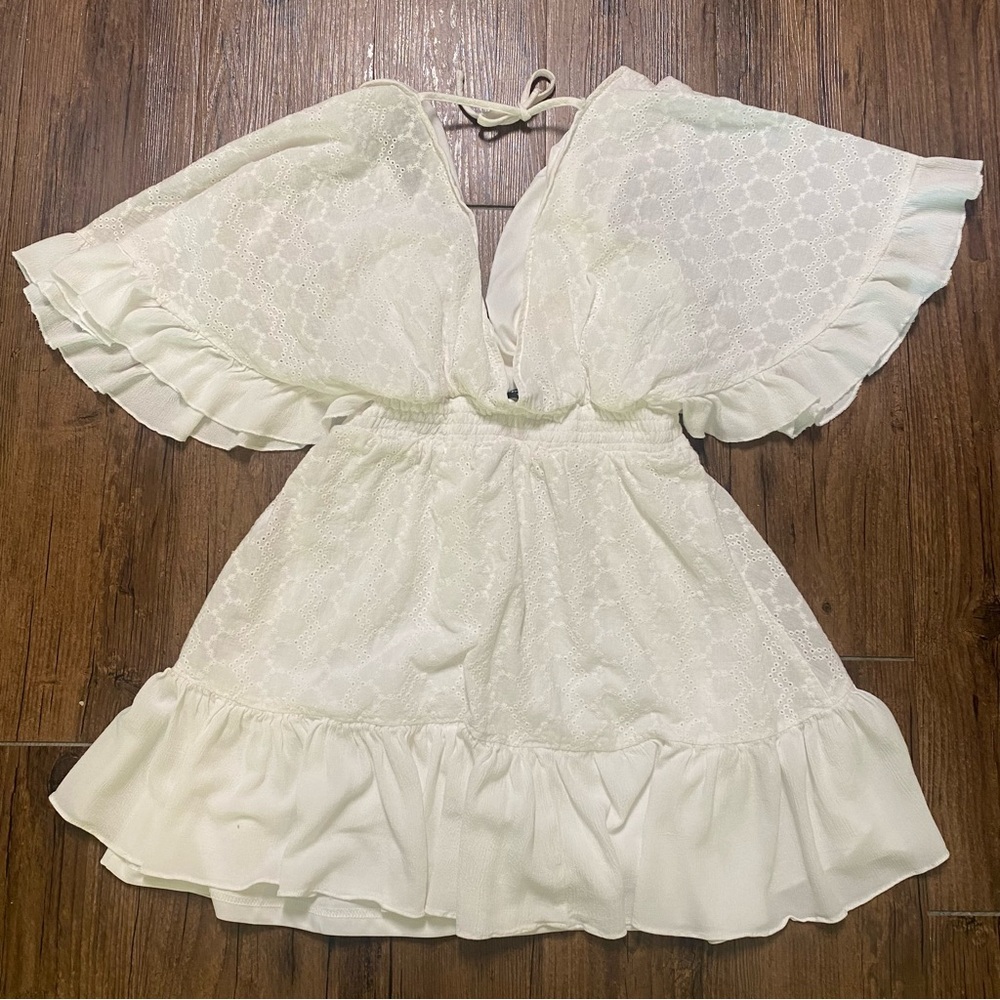 Lulus S Elegant White Ruffle Dress - Picture 3 of 6
